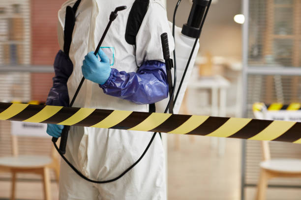 Professional Crime Scene Cleanup technician working in Albertson, NY